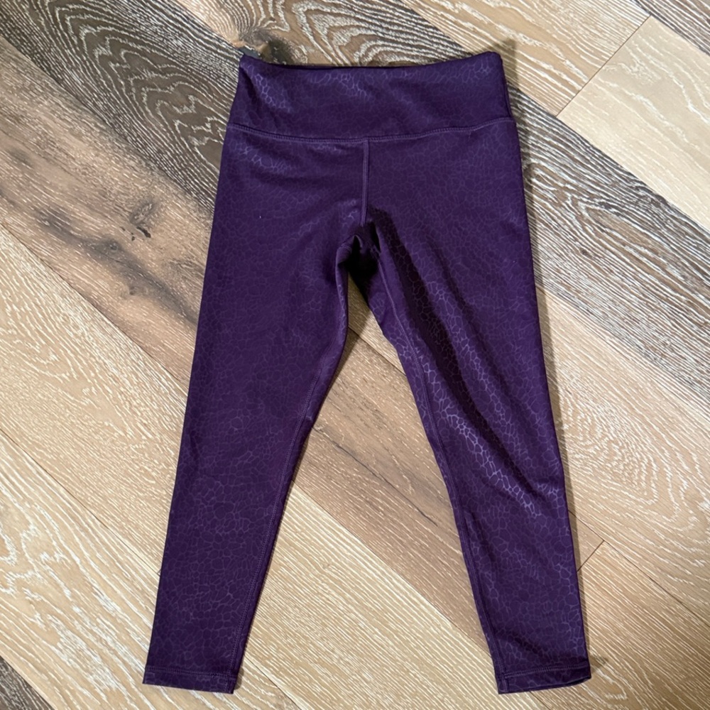 ZYIA Deep Purple Girls Kids Leggings 8-9